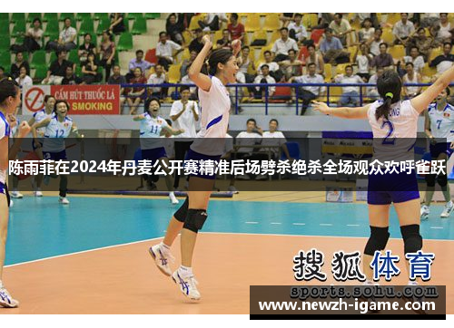 陈雨菲在2024年丹麦公开赛精准后场劈杀绝杀全场观众欢呼雀跃